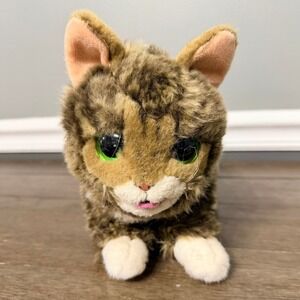 Cuddle Barn Brown Tabby Cat Plush